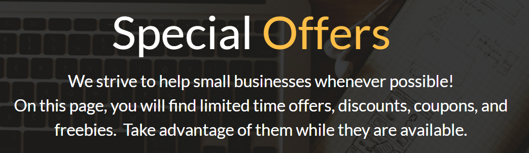 Special Offers from Kopf Consulting