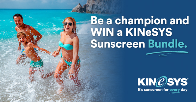 online contests, sweepstakes and giveaways - KINeSYS Sunscreen