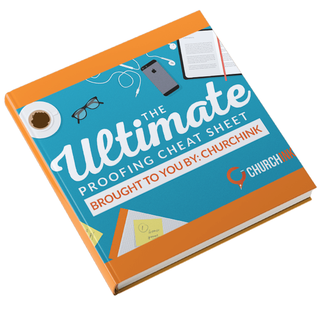 Church Communications Proofing Guide