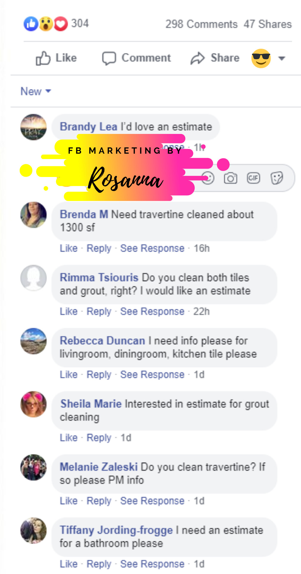 floor cleaning leads