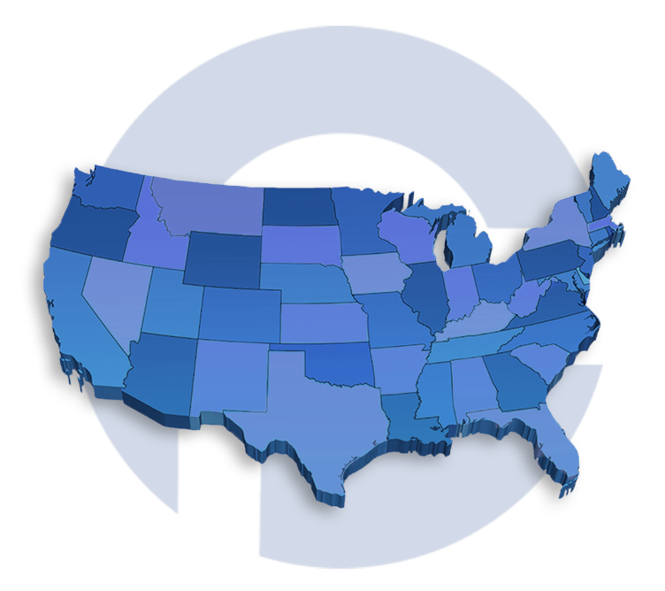 USA Map Area