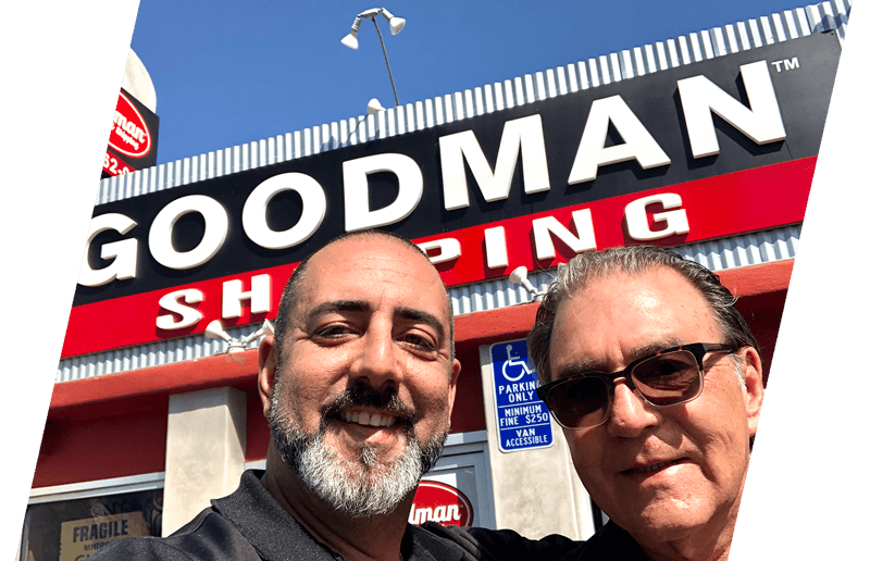 Coby and David Goodman, owners of Goodman Packing and Shipping