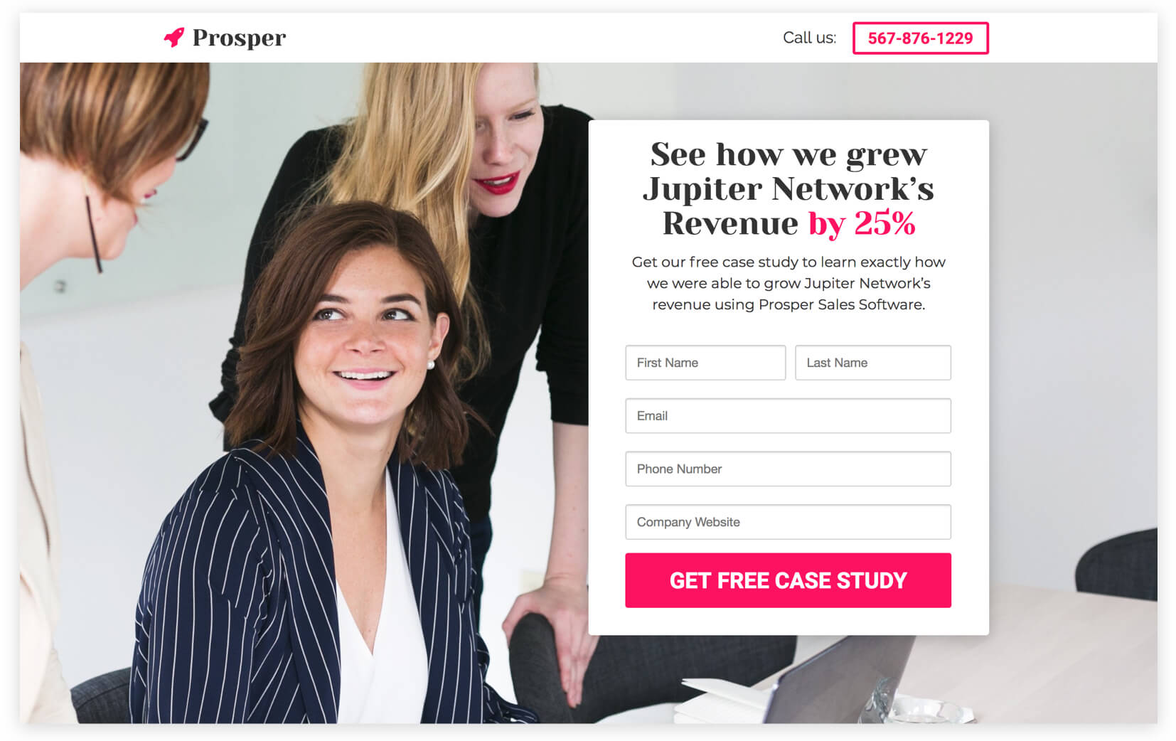 Free B2B Case Study full template