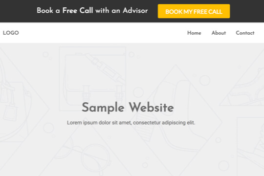 Book a Call with an Advisor Opt-in Bar