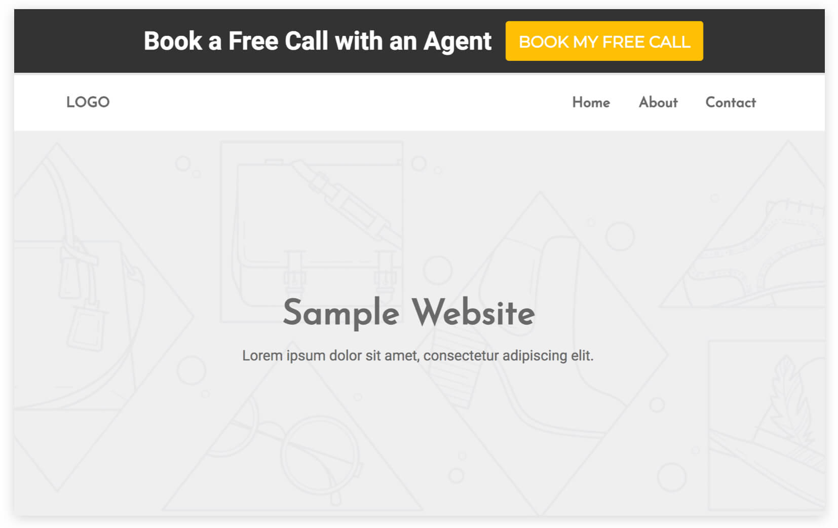 real estate book a call with an agent template