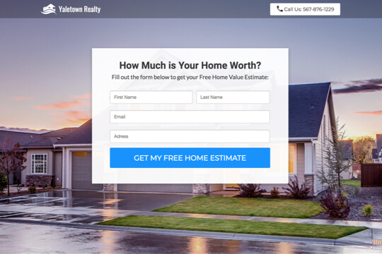 real estate free estimate campaign