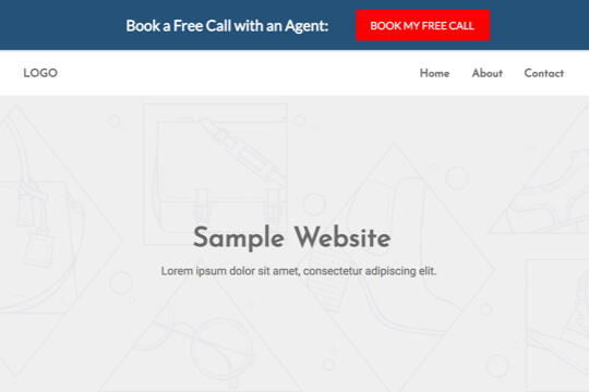 tour book a call opt-in bar