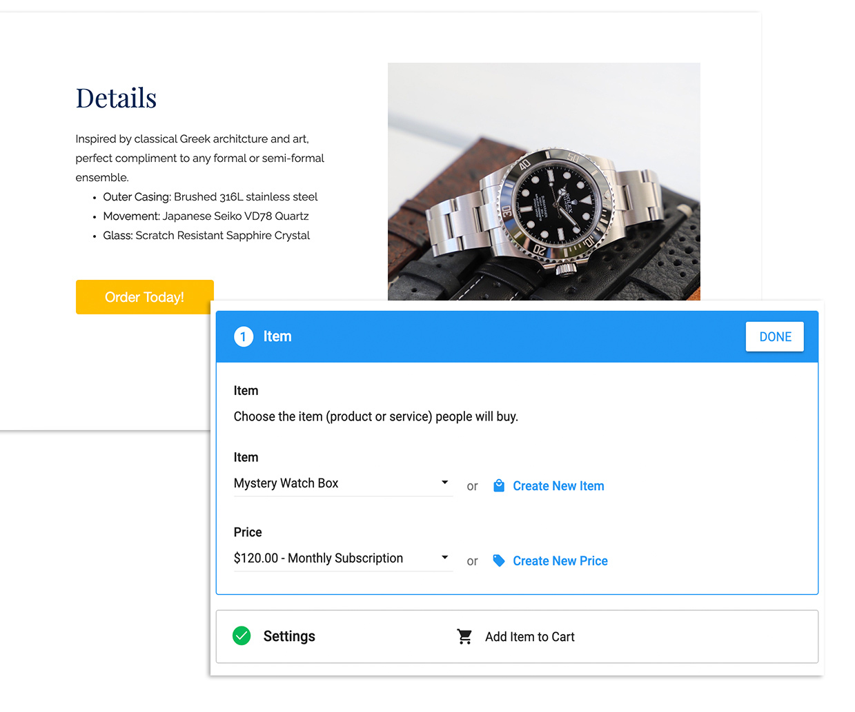 wishpond payments editor