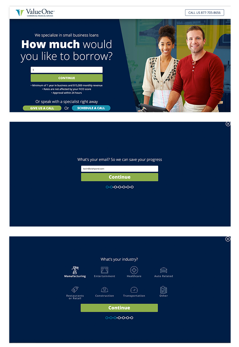 wishpond payments page example